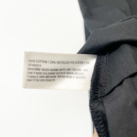 Wild Fable Women's Long Sleeve Cropped Corset Shirt Black Size Medium - Picture 5 of 5